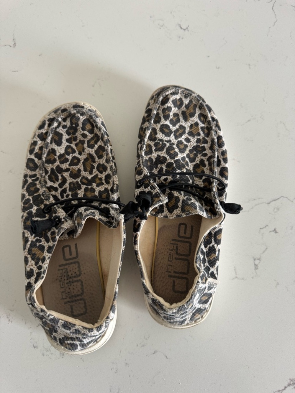 WOMENS CHEETAH HEY DUDE SHOES SIZE 6 - Picture 4 of 6